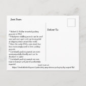 August 7th ist besonders präposterös postkarte (Rückseite)