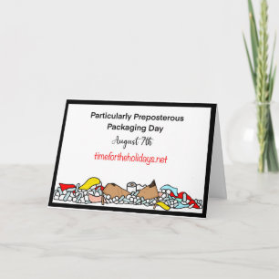 August 7th ist besonders präposterös verpackt  karte