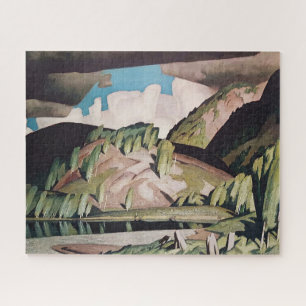 August Algonquin Park Malerei by A J Casson Puzzle