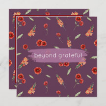 August Birth Blume Poppy Gladiolus Dankbarkeit