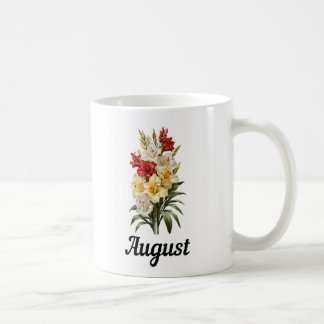 August Birth Blume Tasse, GeburtstagsBlume Tasse