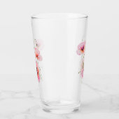 August birth flower NO LETTERING DOUBLE FLOWERS Glas (Rechts)