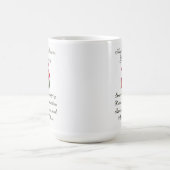 August Birth Month Blume Gladiolus Birth Gift Kaffeetasse (Mittel)