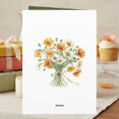 August Birth Month Flowers August Happy Birthday Karte