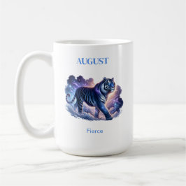 August Birth Month Spirit Animal Tiger Gift - Kaffeetasse