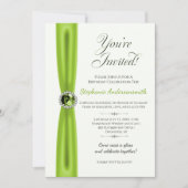 August Birthday Celebration - Peridot Einladung (Vorderseite)