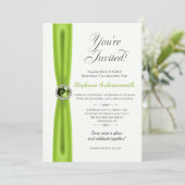 August Birthday Celebration - Peridot Einladung (Stehend Vorderseite)