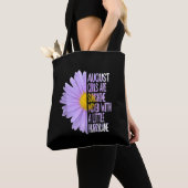 August Birthday Womens Gift Funny Daisy Aster Gesc Tasche (Von Nahem)