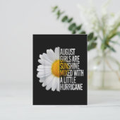 August Birthday Womens Gift Funny Quote Geschenk Einladung (Stehend Vorderseite)