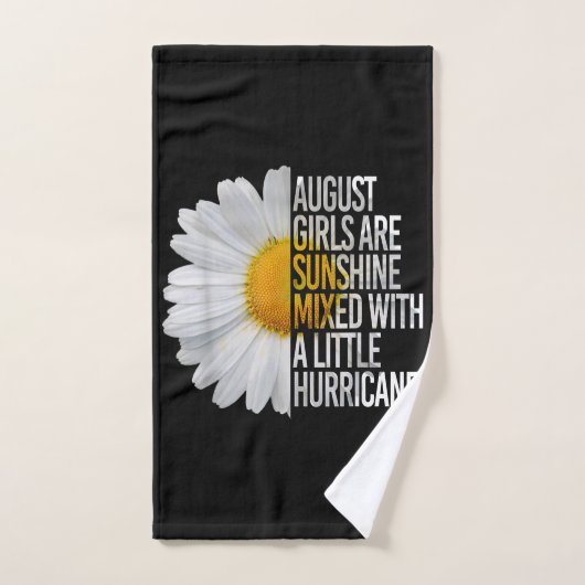 August Birthday Womens Gift Funny Quote Geschenk Handtuch (Handtuch)