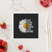 August Birthday Womens Gift Funny Quote Geschenk Serviette (Beispiel)