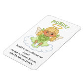 August Birthstone Angel Blonde Premium Magnet (Linke Seite)