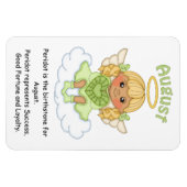 August Birthstone Angel Blonde Premium Magnet (Horizontal)