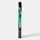 August Birthstone Peridot Abstrakt Neon Crystal Case-Mate iPhone Hülle (Rückseite / Rechts)