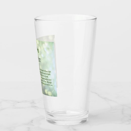 August Birthstone Peridot Design Glas (Links)