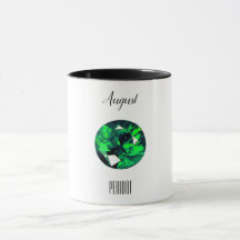 August Birthstone Peridot Gemstone Art