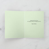 August bis September Birth Blume Custom Geburtstag Karte (Innenseite)