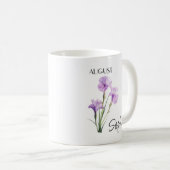August Blume Personalisiert Kaffeetasse (VorderseiteRechts)