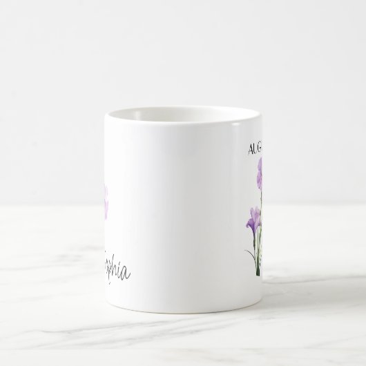 August Blume Personalisiert Kaffeetasse (Mittel)