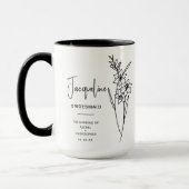 August Bridesmaid | Gladiolus Birth Blume Tasse (Links)