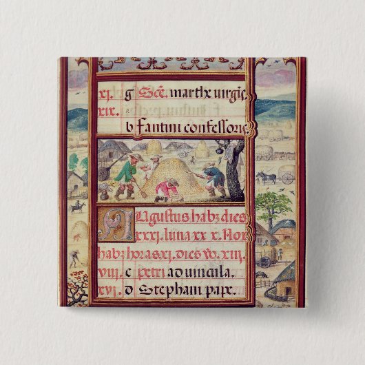 August Button (Vorderseite)