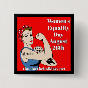 August des Tages der Gleichstellung der Frauen 26. Button