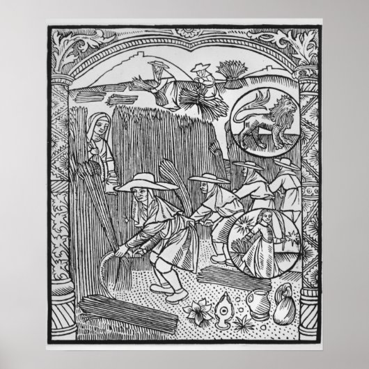 August, Ernte, Leo Poster (Vorne)