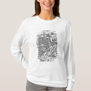 August, erntend, Löwe T-Shirt