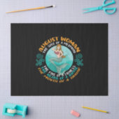 August Frau Soul Mermaid Leo Zodiac Geburtstag Seidenpapier (Basteln)