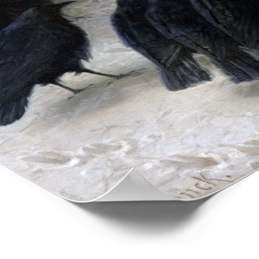 August Friedrich Albrecht Schenck Anguish Poster (Ecke)