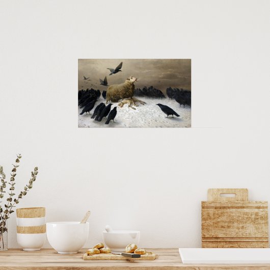 August Friedrich Albrecht Schenck Anguish Poster (Küche)