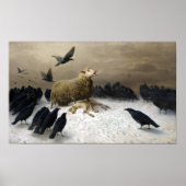 August Friedrich Albrecht Schenck Anguish Poster (Vorne)