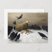 August Friedrich Albrecht Schenck Anguish Postkarte (Vorne/Hinten)