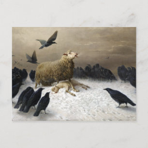 August Friedrich Albrecht Schenck Anguish Postkarte