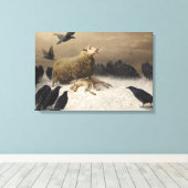 August Friedrich Schenck - Anguisch Leinwanddruck (Insitu (Holzboden))