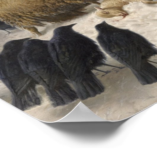 August Friedrich Schenck - Anguisch Poster (Ecke)