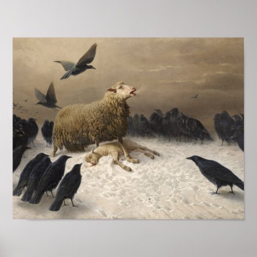 August Friedrich Schenck - Anguisch Poster (Vorne)