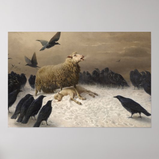August Friedrich Schenck - Anguisch Poster (Vorne)