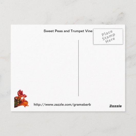 August Garden Postkarte (Rückseite)