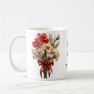 August Geburt Blume Gladiolus Kaffeetasse