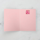 August-Geburts-Blume - Gladiola Anmerkungs-Karte Karte (Innenseite)