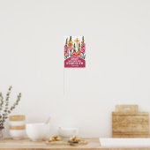 August Geburtsmonat Blume Christliches Kinderzimme Poster (Küche)