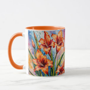 August Geburtsmonat Blume Gladiolus's. Gladiolus Tasse