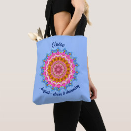 August Geburtsmonat Blume Personalisierte Beförder Tasche