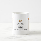 August-Geburtsmonats-Blumen-Tasse Kaffeetasse (Mittel)