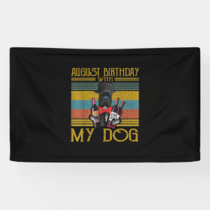August Geburtstag mit meinem Cane Corso Dog 2020 Banner