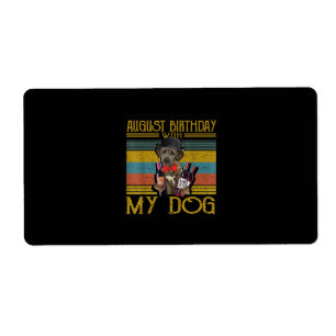 August Geburtstag mit meinem irischen Wolfhound Hu
