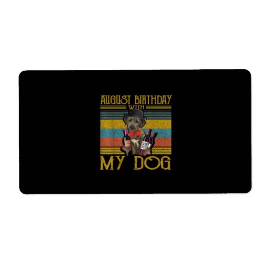 August Geburtstag mit meinem irischen Wolfhound Hu (Vorne)