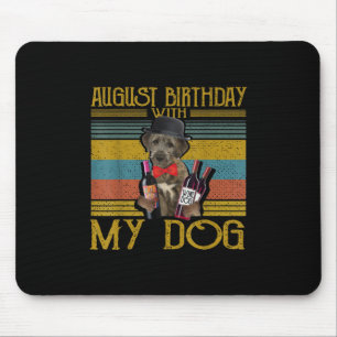 August Geburtstag mit meinem irischen Wolfhound Hu Mousepad