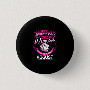 August Geburtstagsgeschenk Frau Leo Zodiac Astrolo Button